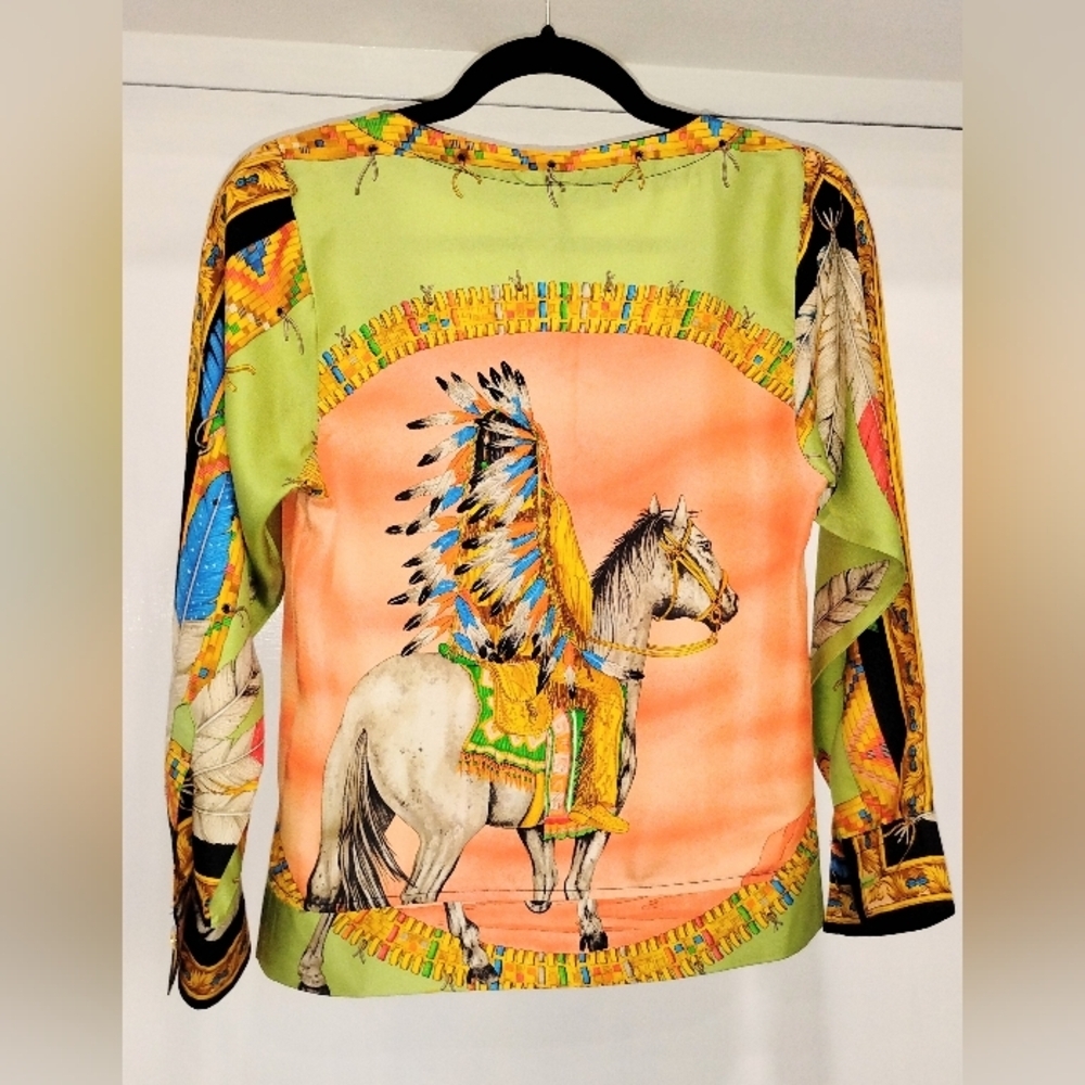 ATELIER VERSACE SILK BLOUSE